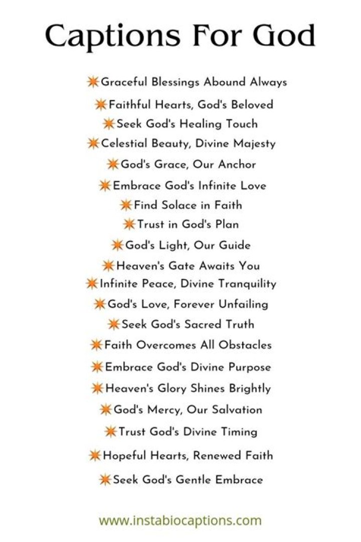 Instagram Captions About God with Quotes What Caption?
