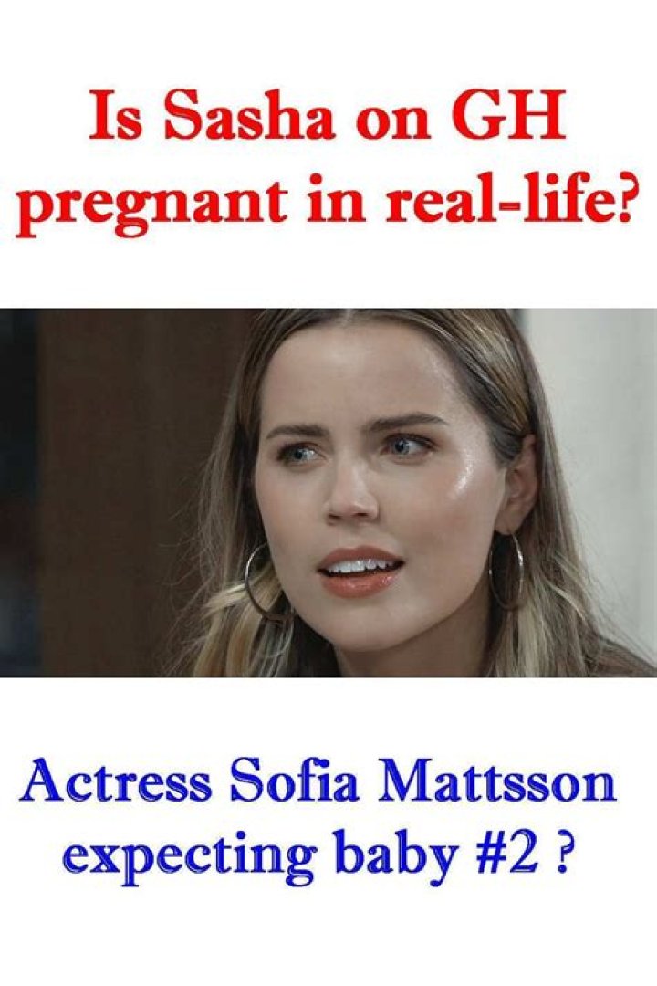 Is Sasha Pregnant on 'GH' 2023 General Hospital Actress Pregnant