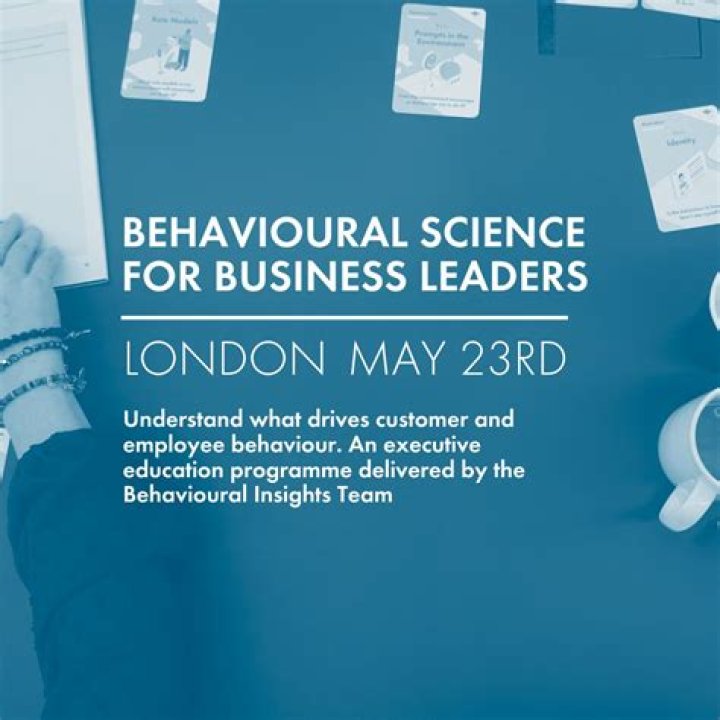 Jake Reynolds The Behavioural Insights Team