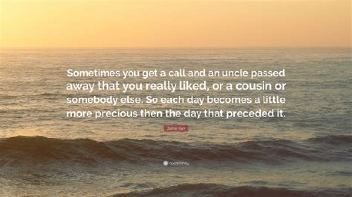 Jamie Farr Quote &ldquo;Sometimes you get a call and an uncle passed away