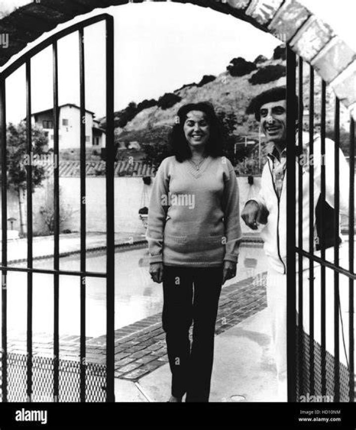 Jamie Farr, right, and his wife, Joy Ann Richards, at home, ca. mid