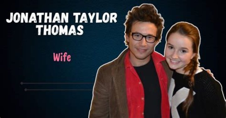 Jonathan Taylor Thomas Wife 2021