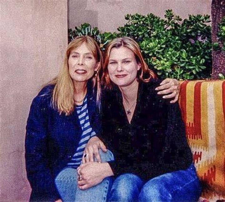 Joni Mitchell with daughter, Kilauren Gibb