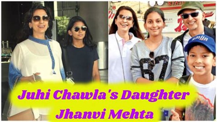 Juhi Chawla Family with Husband Jay Mehta, Daughter Jhanvi & Son Arjun