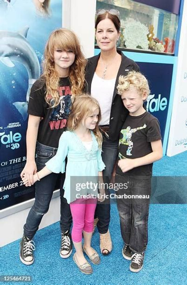 Julitta Dee Harden Scheel and Marcia Gay Harden of The Morning Show and