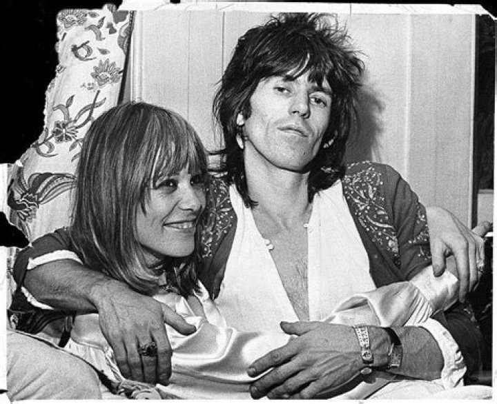 Keith Richards, pictured with girlfriend Anita Pallenbergrelax. In his