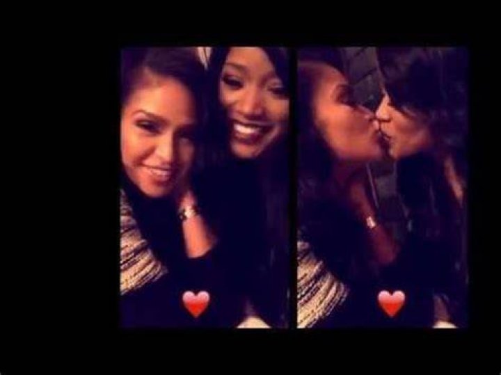 Keke Palmer and Cassie Kiss YouTube