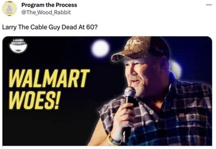 Larry the Cable Guy Dead or Alive Latest News