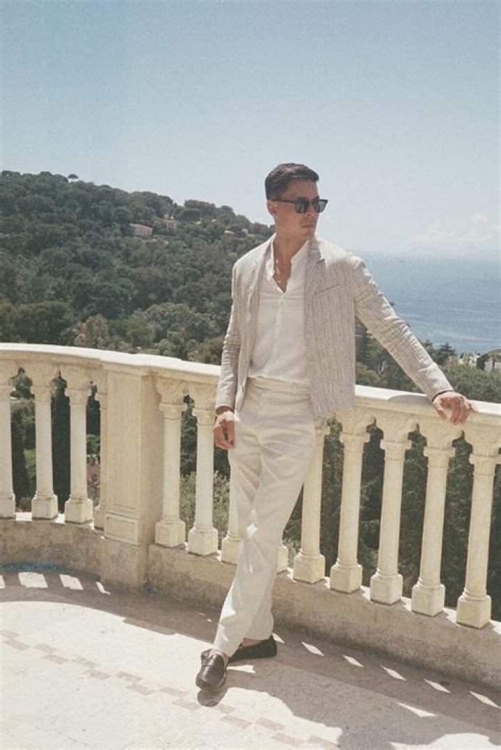 Lewis Tan during his shoot (Source Instagram)