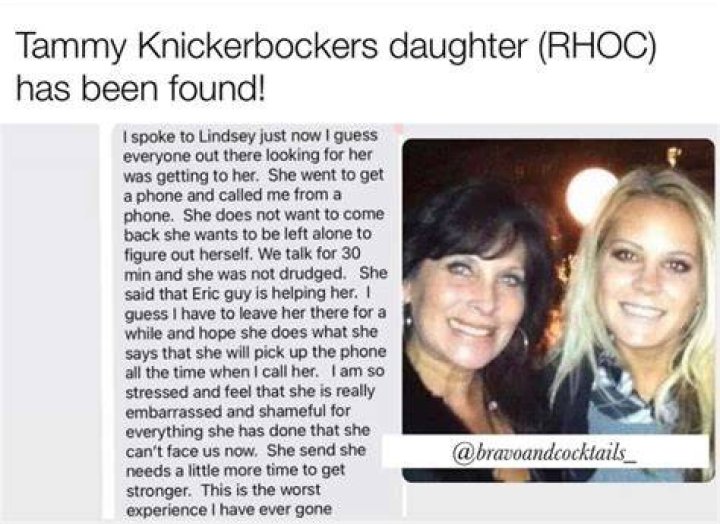 Lindsey Knickerbocker’s Missing Daughter Tammy Knickerbocker And Husband Lindsey Knickerbocker