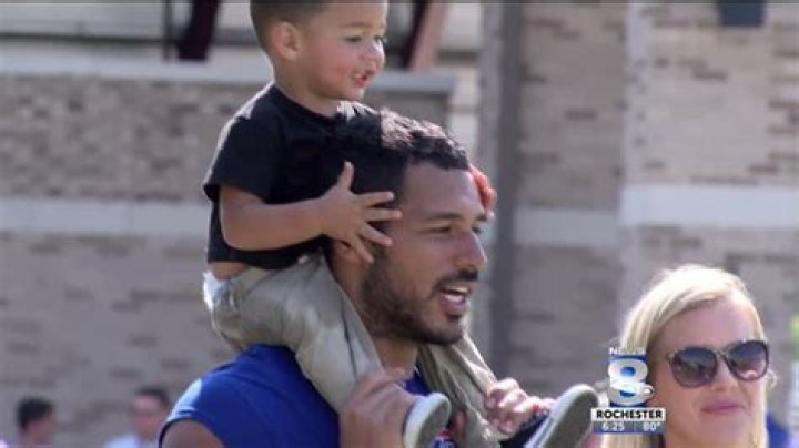 Logan Thomas enjoying training camp with his family by his side