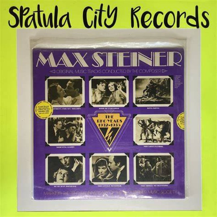 Max Steiner The Society of Composers and Lyricists