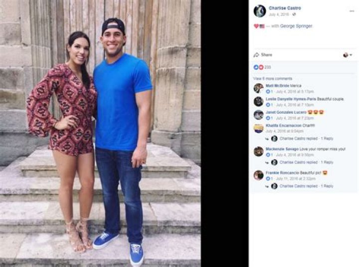 Meet Charlise Castro, Springer's fianc&eacute;e and former softball