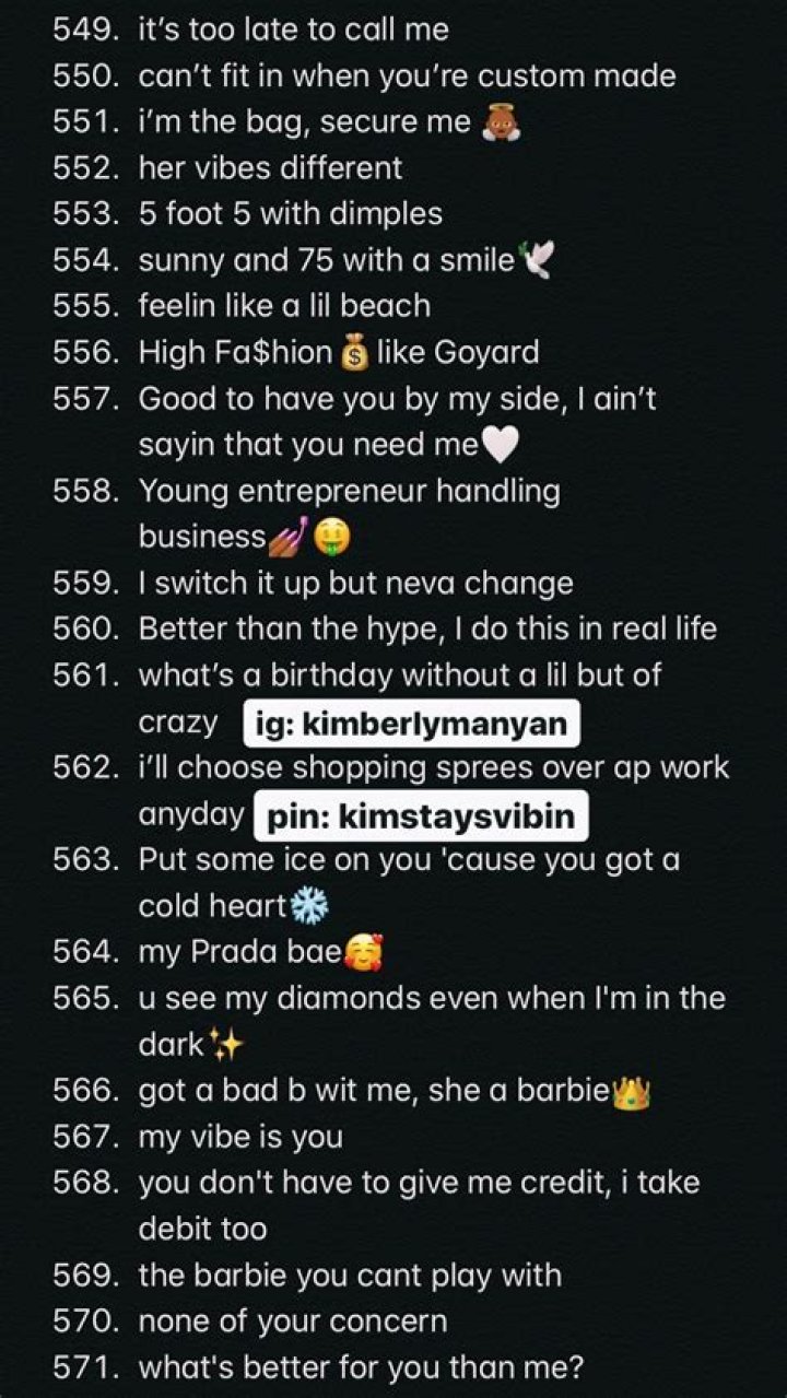 More insta captions. Ig kimberlymanyan in 2020 Witty instagram