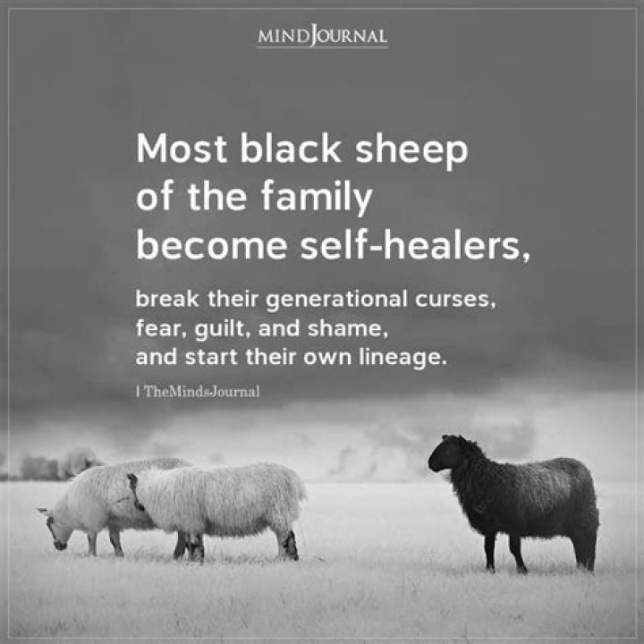 Most Black Sheep Of The Family Selfhealers Thought Cloud