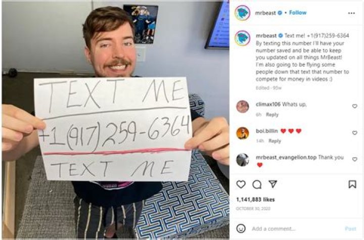 MrBeast Phone Number, Email, House Address and Biography