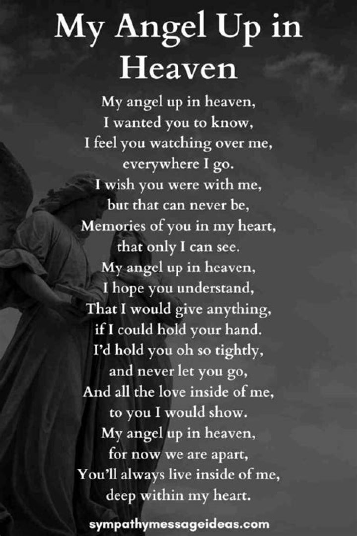 My angel up in heaven Angel quotes, Today quotes, Birthday wishes in