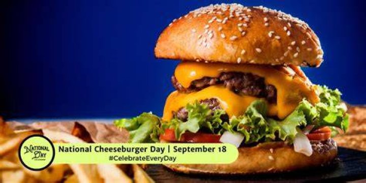 National Cheeseburger Day September 18 (2022)