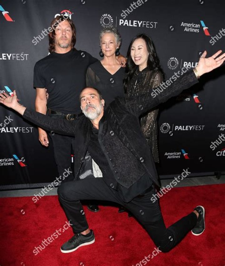 Norman Reedus Melissa Mcbride Angela Kang Editorial Stock Photo Stock