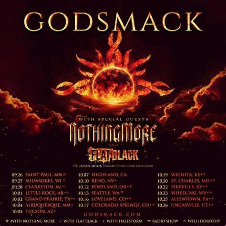 NOTHING MORE Drops Off GODSMACK Tour, Issues Statement On Vocalist's