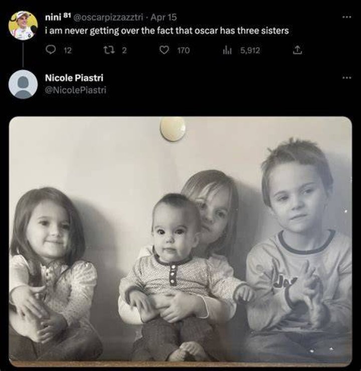 Oscar Piastri Sister Brother And Parents Ethnicity, Religion