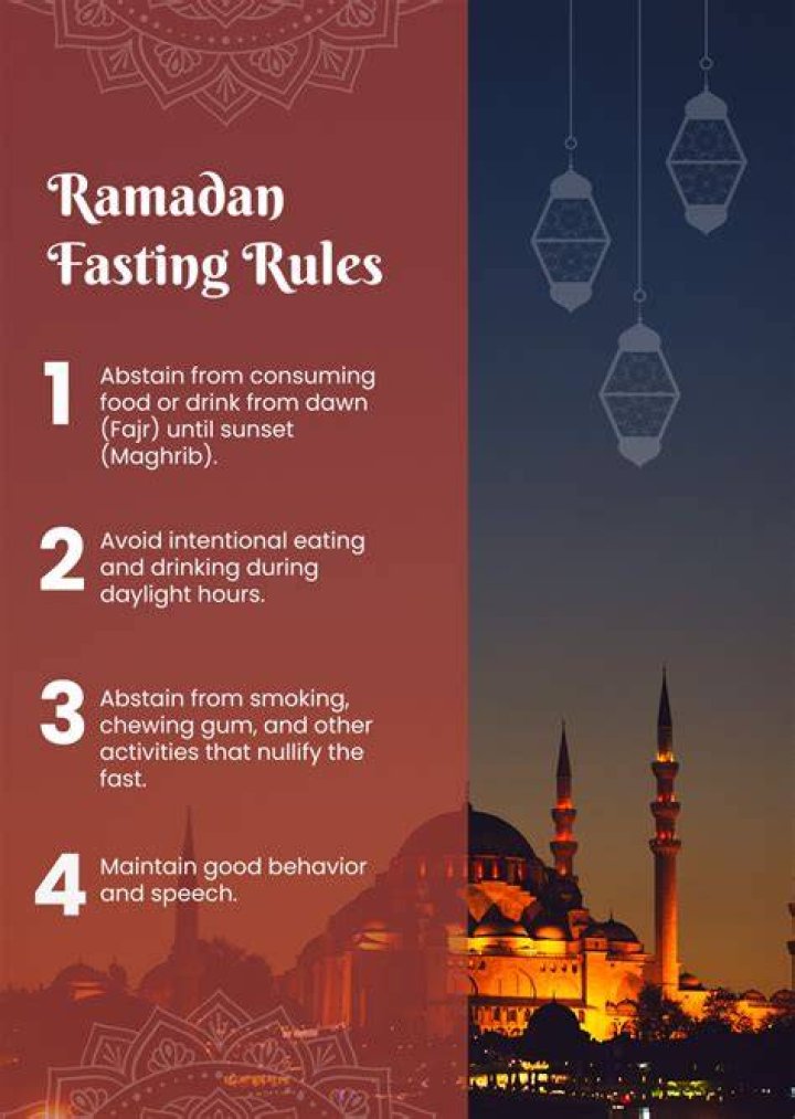 Ramadan Rules Essential Guidelines for a Blessed Month