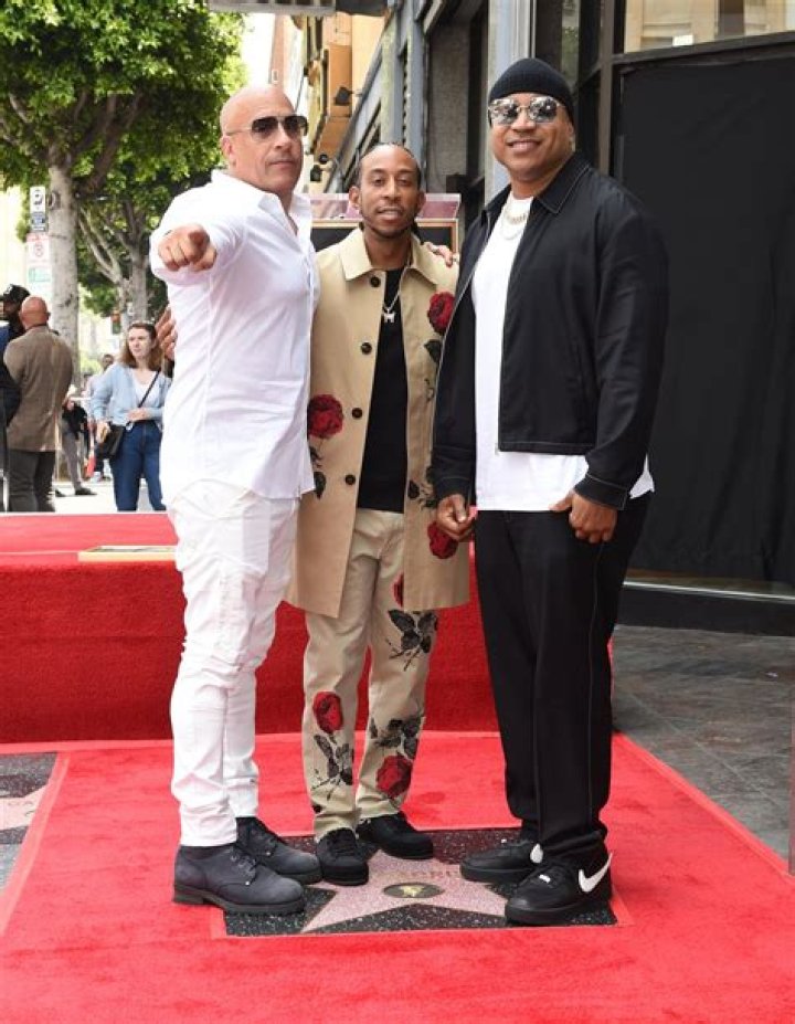 Rapper and actor, Ludacris receives a star on the Hollywood Walk of