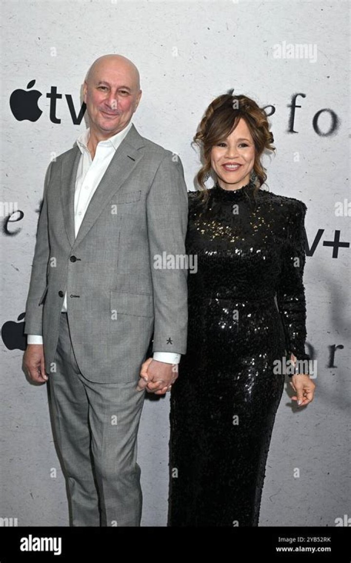 Rosie Perez and husband Eric Haze 24 Hour Plays at American Airlines