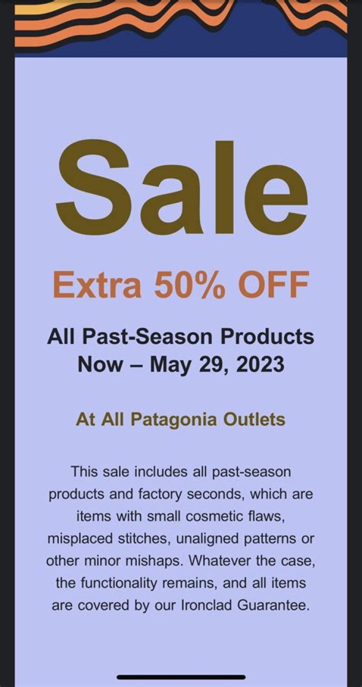 Sale at the Patagonia Outlet in Dillon Montana TravelingMel