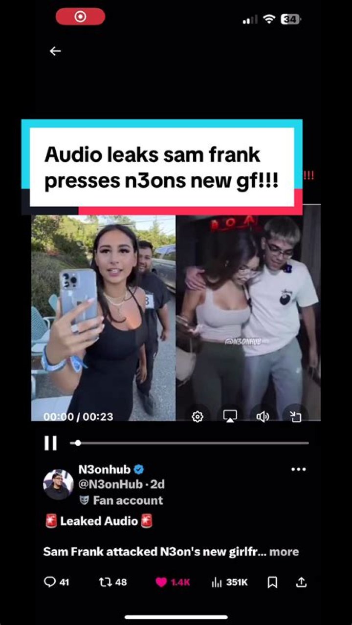 Sam Frank Leaked Video and Viral On Twitter Check Trending Images Jack