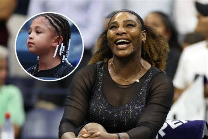 Serena Williams and daughter Olympia match on red carpet