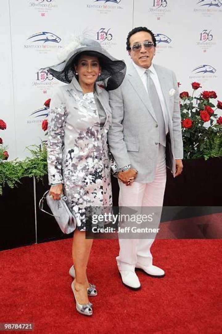 Smokey Robinson, and his wife Frances Glandney, Simone Smith and her