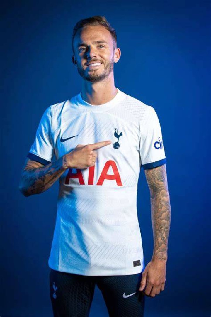 Spurs star James Maddison cruelly shamed for topless pic with newborn