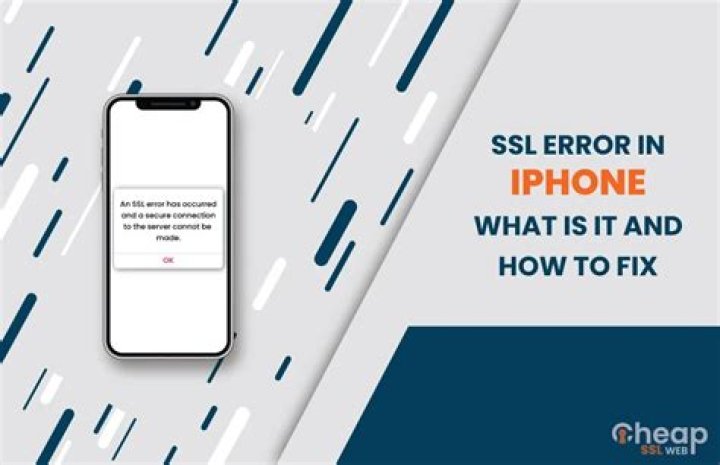 SSL Error on iPhone? Here's How to Fix It in 60 Seconds! 1 SSL Error on iPhone