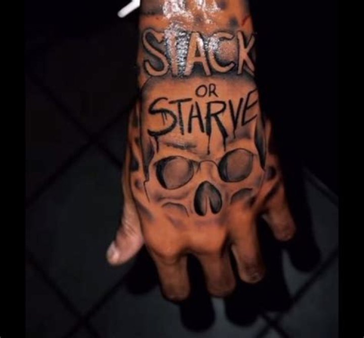 stack or starve tattoo that has dominated the tat world