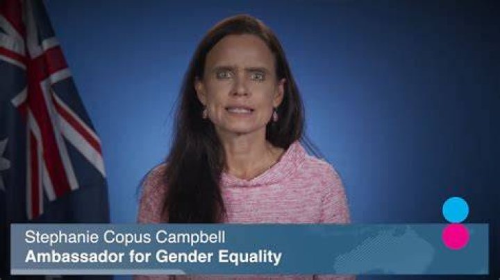 Stephanie Copus Campbell AM Australian Ambassador for Gender Equality