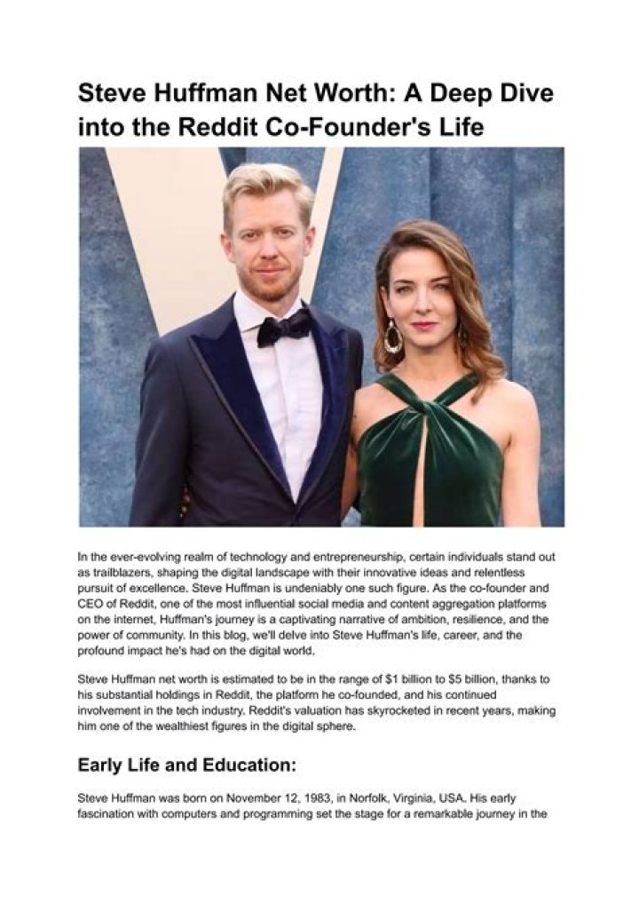 Steve Huffman Net Worth & Bio/Wiki 2018 Facts Which You Must To Know!