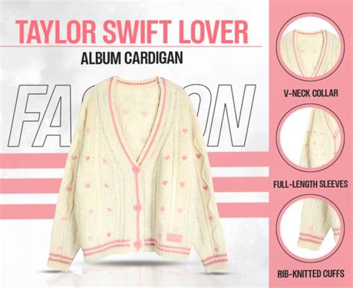 Taylor Swift Cardigan Merch Size