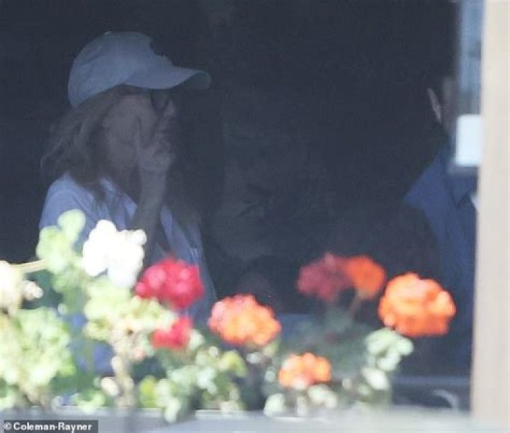 The couple appeared to enjoy their Sunday lunch as they dined there for more than an hour.