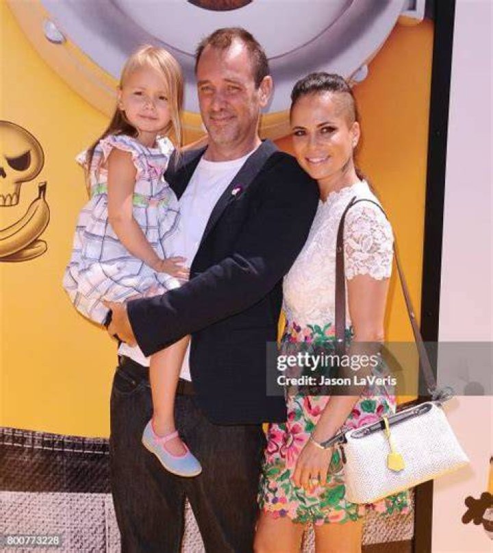 Trey Parker, wife Boogie Tillmon and daughter Betty Parker attend the