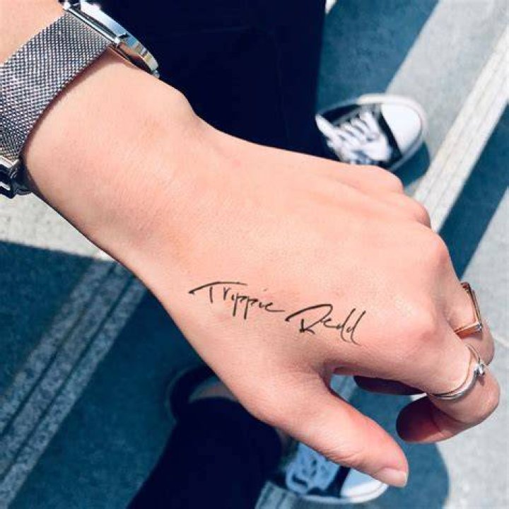 Trippie Redd All Tattoo Original Design Trippie Redd Tattoo Sbm