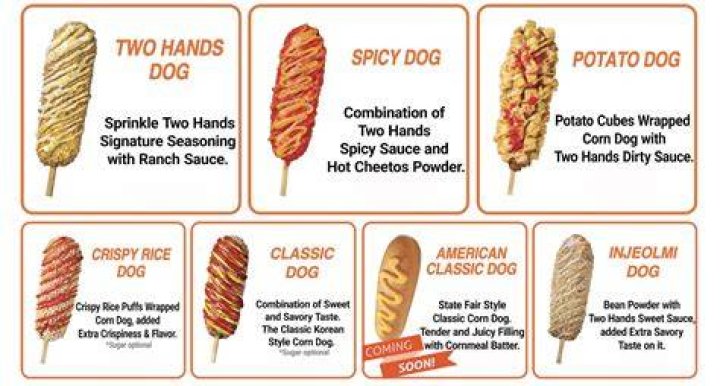 Two Hands Corn DogsHouston USAKOR your one stop food shipping