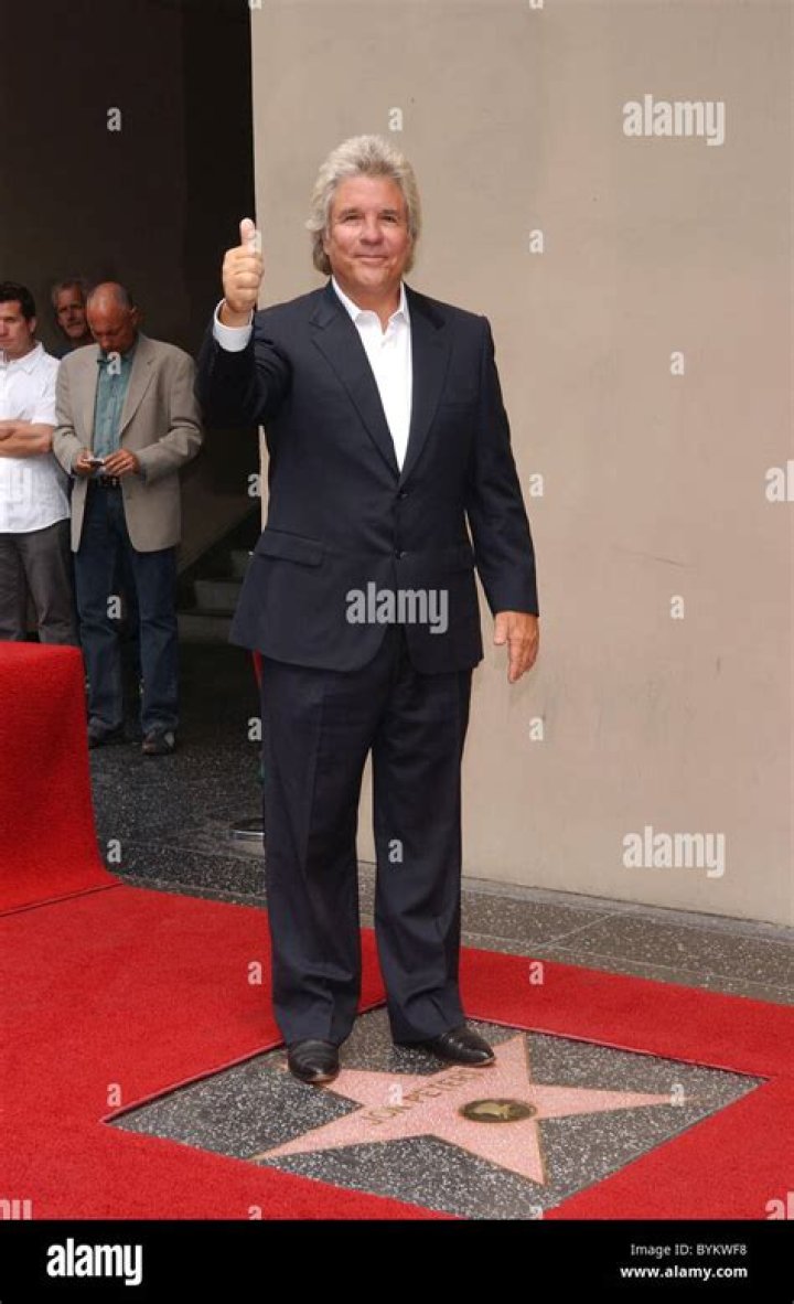 Veteran film producer Jon Peters receiving a Star on the Hollywood Walk