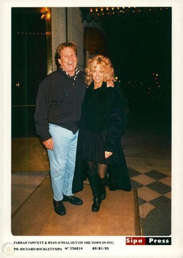 Vintage photo of Ryan O'Neal along with girlfriend Leslie Stefanson