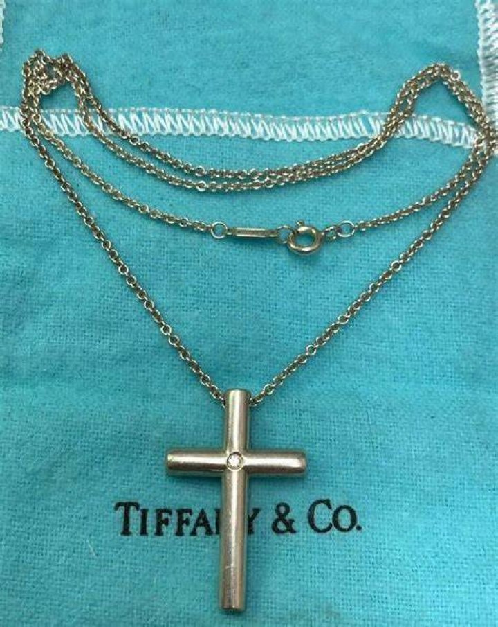 Vintage Tiffany Cross Necklace Tiffany Sterling and 18k Gold Etsy in