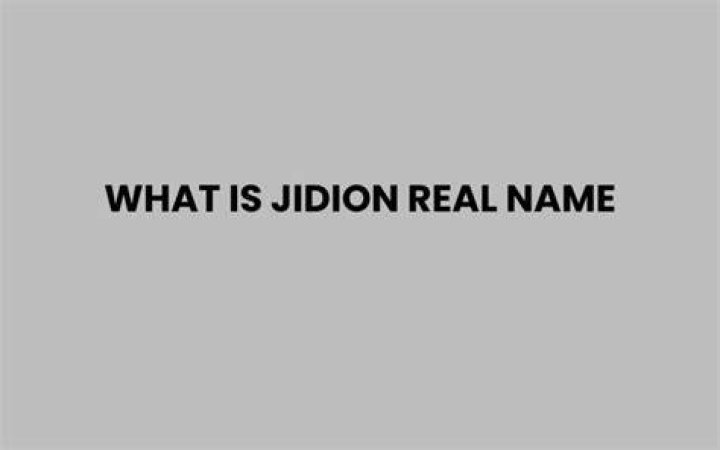 What is Jidion real name? Age, bio, height, net worth, personal life