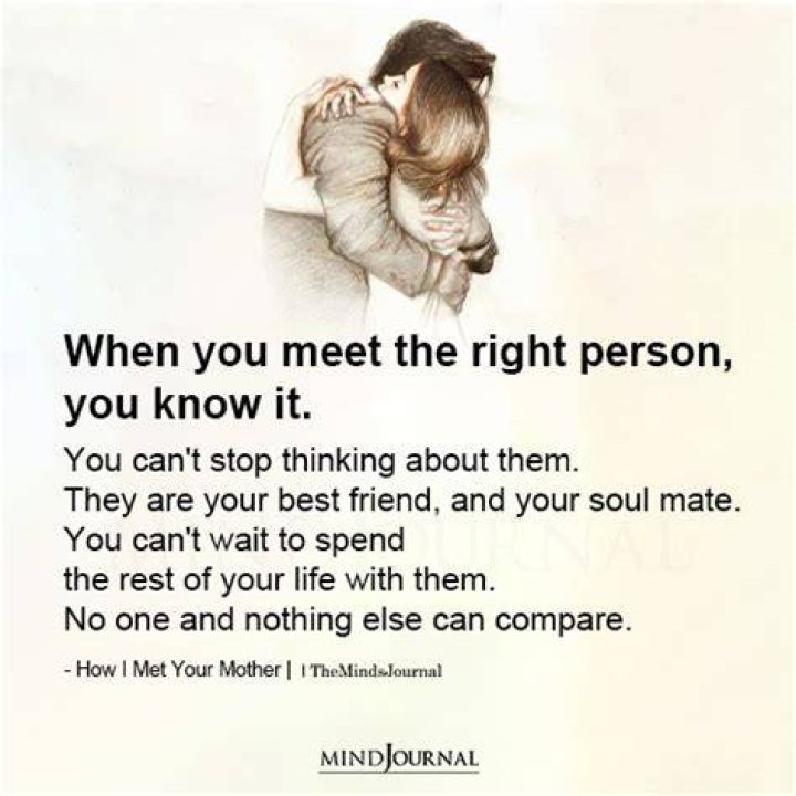 When you meet the right person at the wrong time and you both know it
