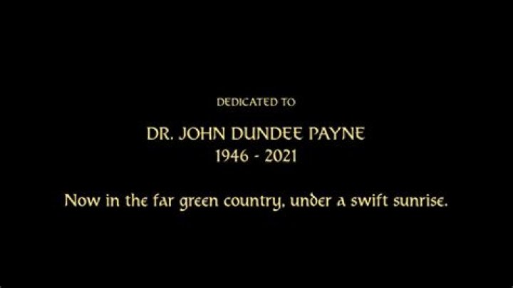 Who was Dr John Dundee Payne? Explanation of the dedication of the