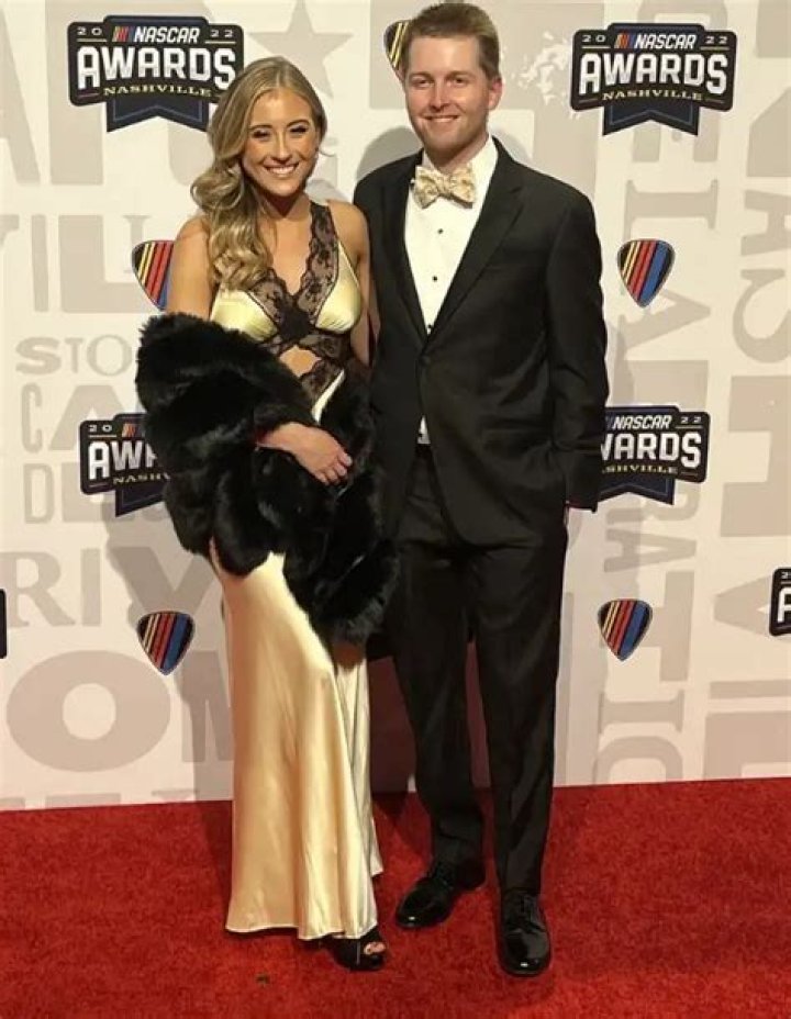 William Byron with his girlfriend