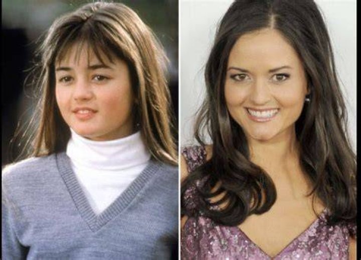Winnie Cooper from The Wonder Years Danica McKellar then & now